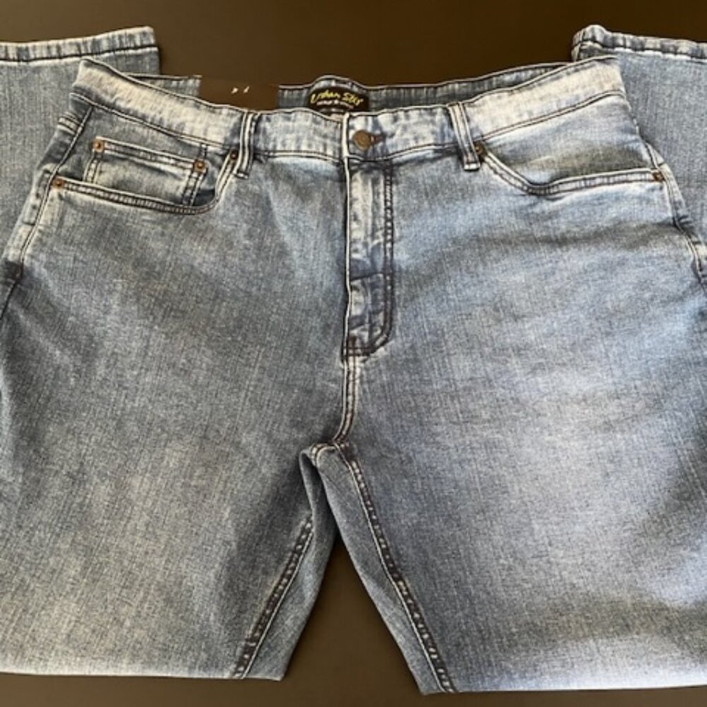 Urban Star Premium Apparel Men’s Relaxed Fit Straight Leg Jeans Size 40W x 30L